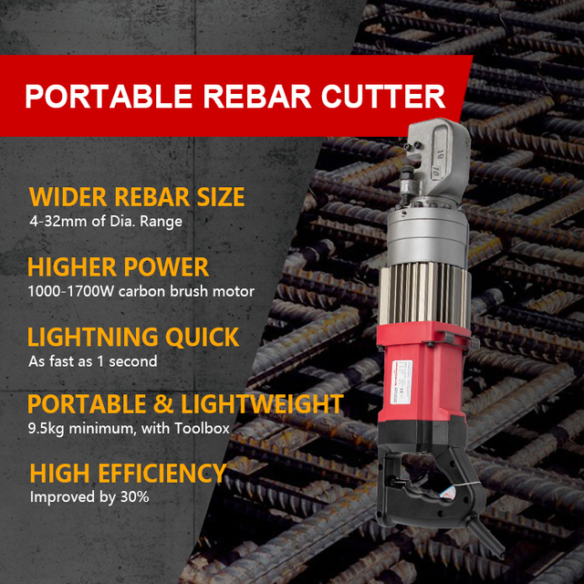 China portable rebar cutter, portable bar cutter, portable rebar